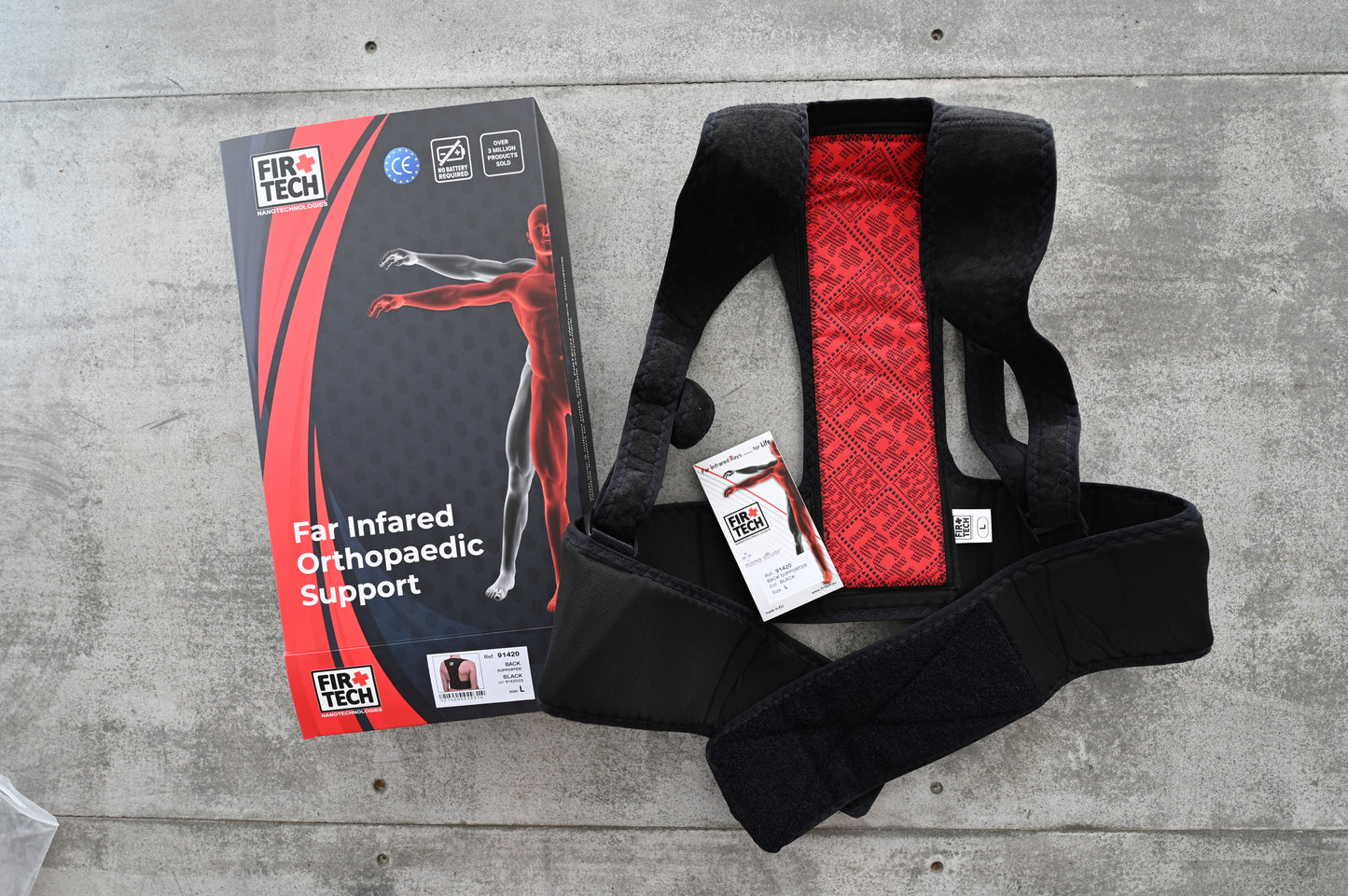 Far Infrared Orthosis Spinal Column Support