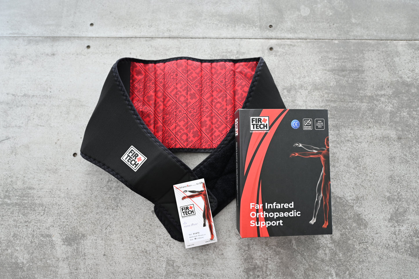 Far Infrared Orthosis Back, Waist and Abdominal Support (Semi-Rigid) 22cm