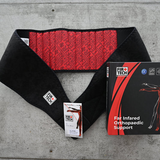 Far Infrared Orthosis Back, Waist and Abdominal support (semi-rigid 6 supports) 16cm